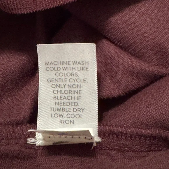 J. Jill | Petite Plum Corduroy Long Sleeve Shirtdress with Pockets - Picture 8 of 8